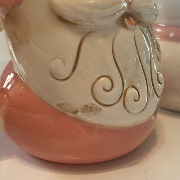 Johanna Parker pink Santa and snowman mugs - Picture 4 of 5